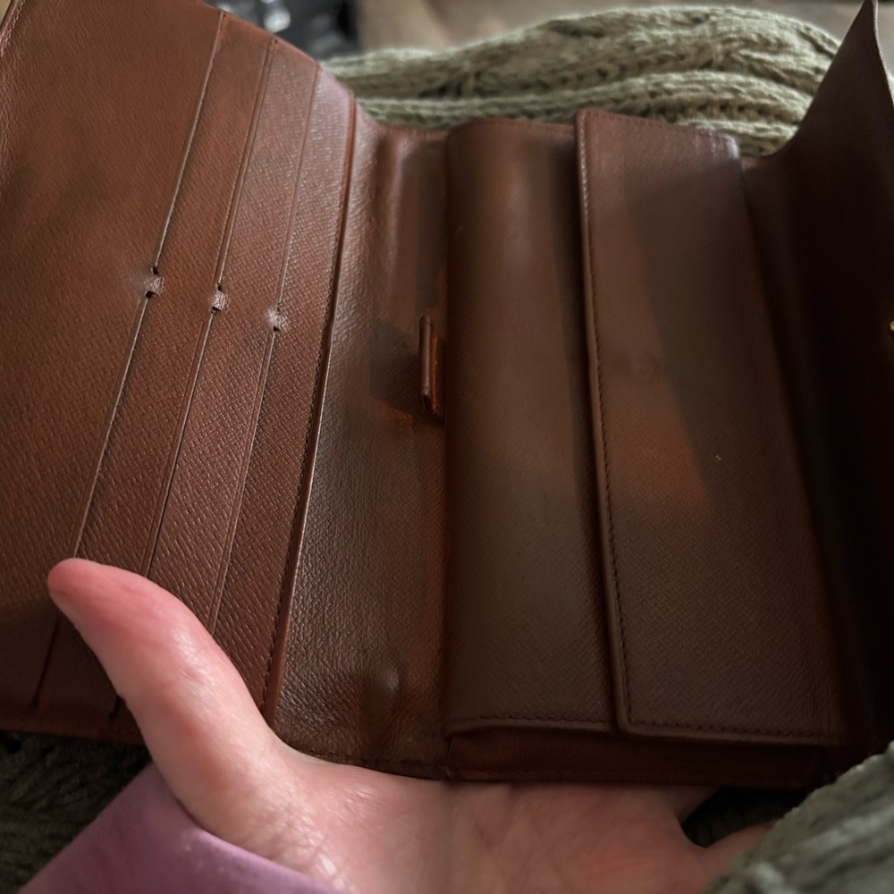 Authentic Louis Vuitton Vintage Monogram Sarah (Porte Tresor) Long Wallet TH0948 - Picture 7 of 12